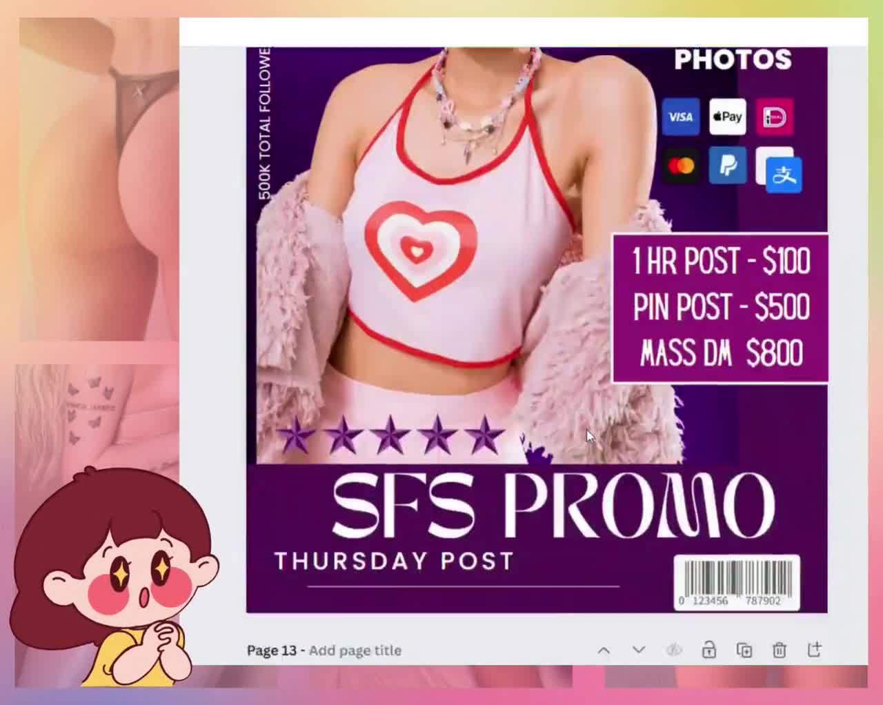 OnlyFans Promo Flyer Templates: 15 Canva Designs (Digital Download) video poster