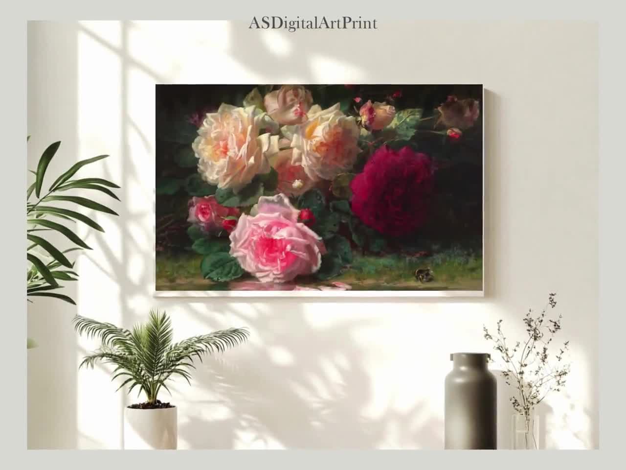 ゴッホ「オランダの花壇」版画：風景画（デジタルダウンロード