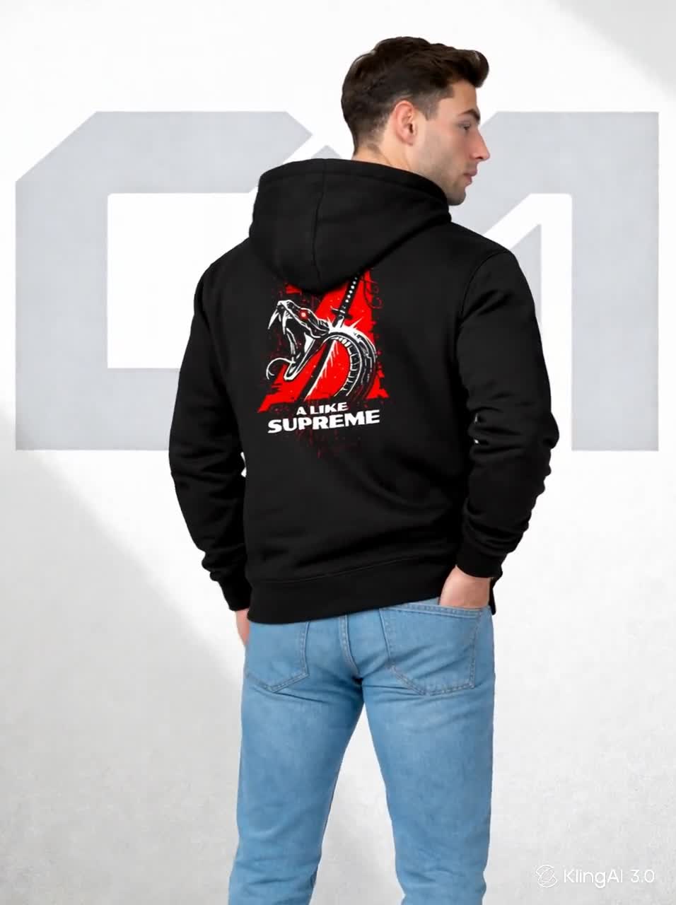 Sudadera con capucha y cremallera Cyberpunk 2077 I Like Supreme para hombre / Sudadera vintage de estilo urbano / Sudadera con capucha con estampado de Night City Gaming en la espalda / Regalo para él video poster