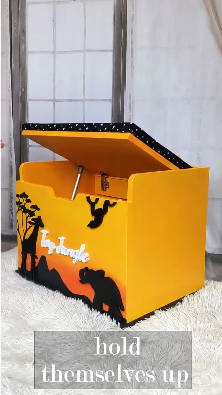 Yellow deals toy box