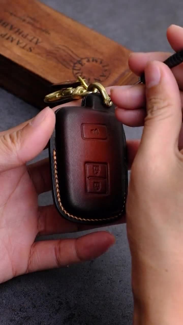 Yuebutor Funda Para Llavero Compatible Con Toyota 2019-2023 Camry RAV4 Highlander Corolla 4runner Avalon C Hr Prius 86 Gt86 Prado Accesorios