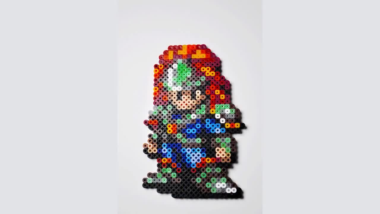 Model X Mega Man ZX Rockman Mini Bead Sprite Perler Artkal