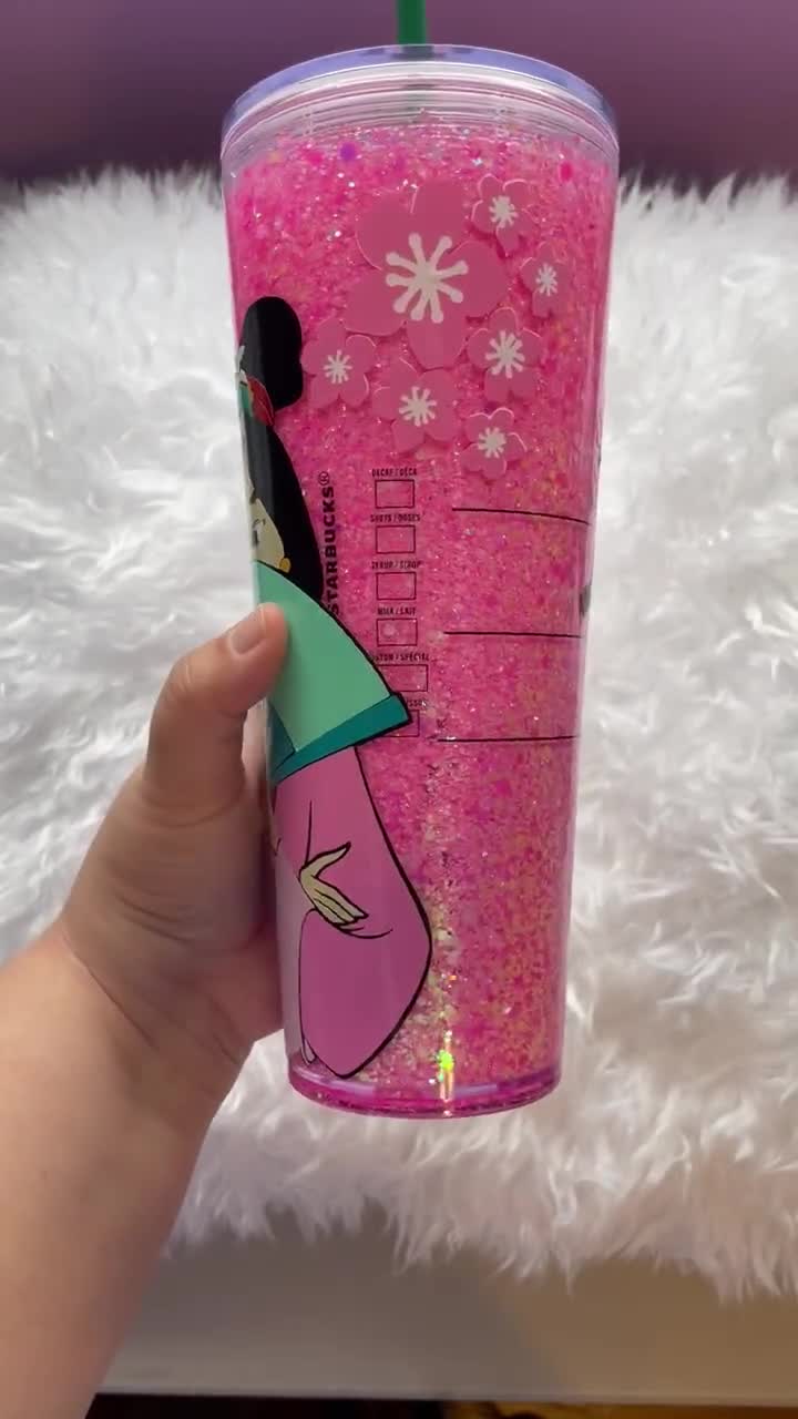 MULAN Snowglobe shops Glitter Tumbler