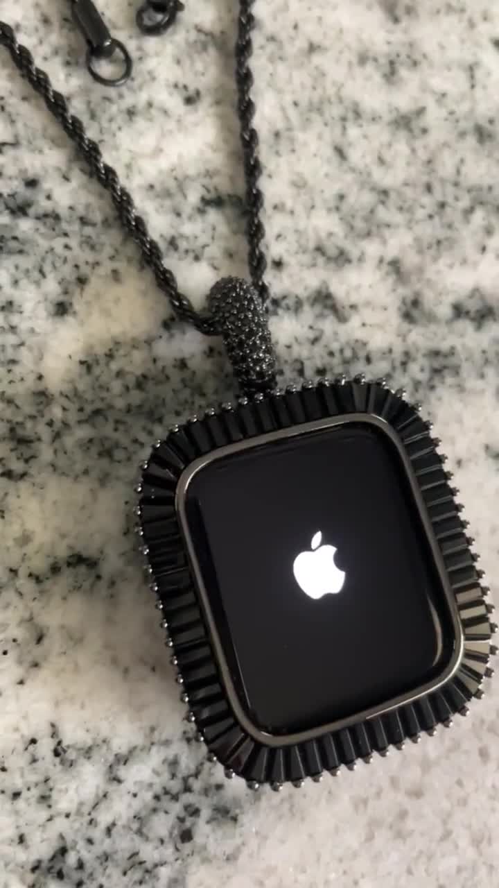 Apple watch best sale necklace locket