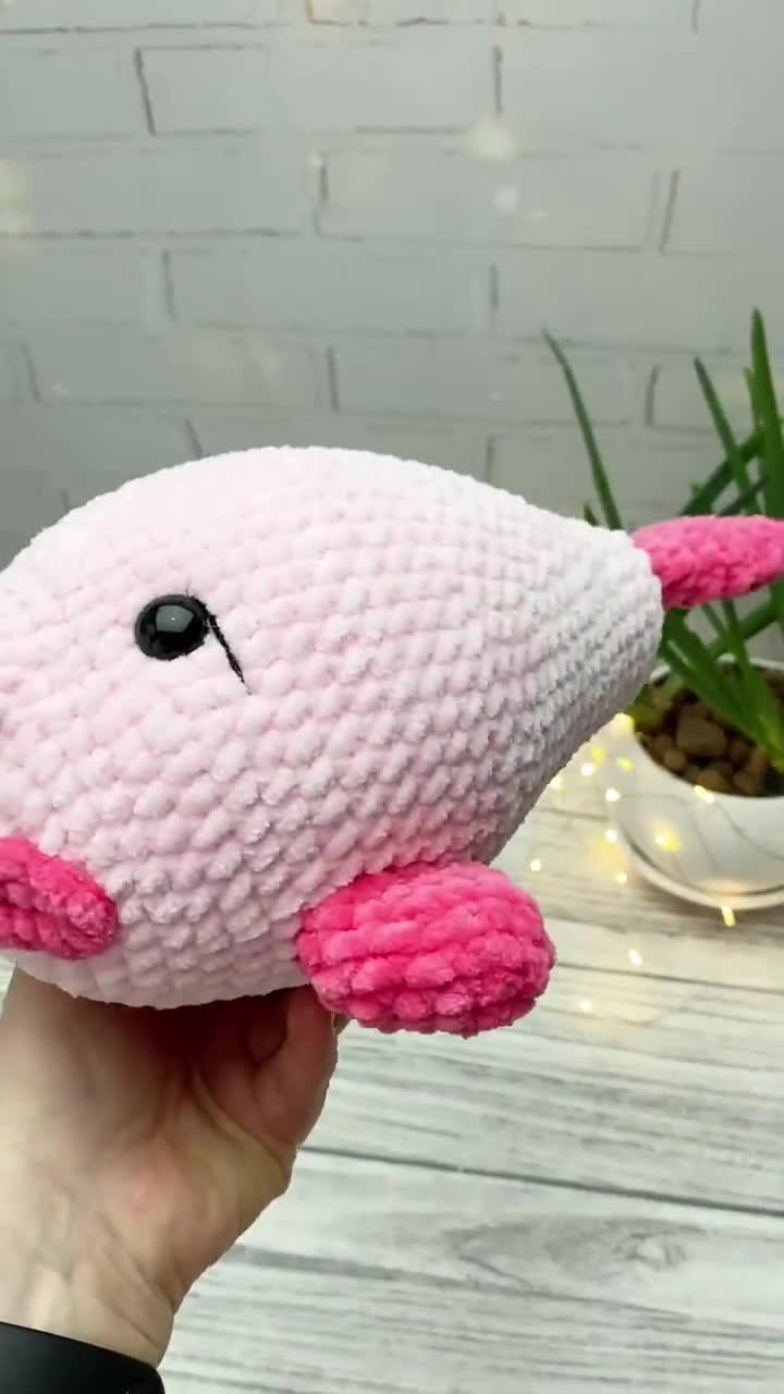 Blob Fish Amigurumi Blob Fish Toy Amigurumi Plushie 