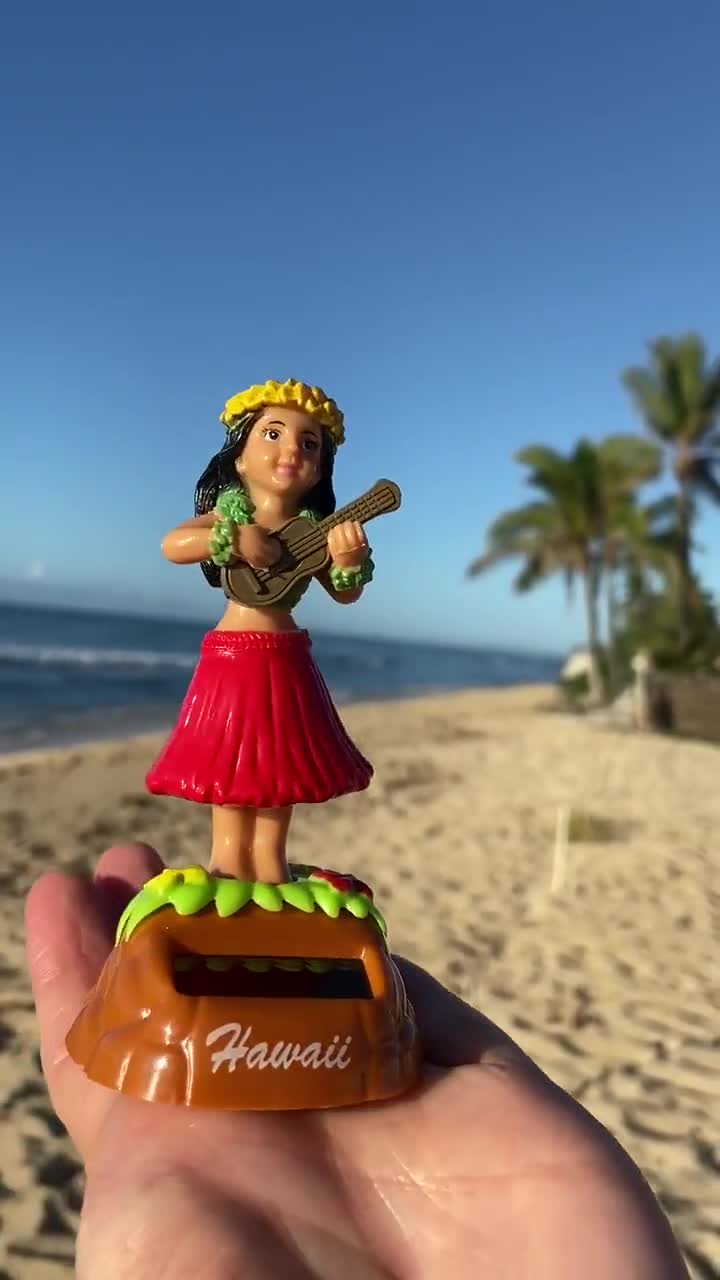 Hawaii Hula Doll Geschenk Solar tanzen Hula Guy Shaka Hände