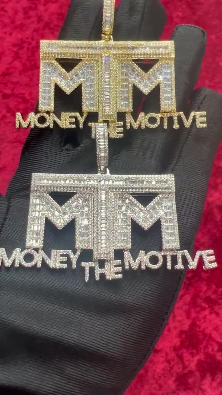 14K Yellow Gold Finish purchases M.T.M. Money The Motive.