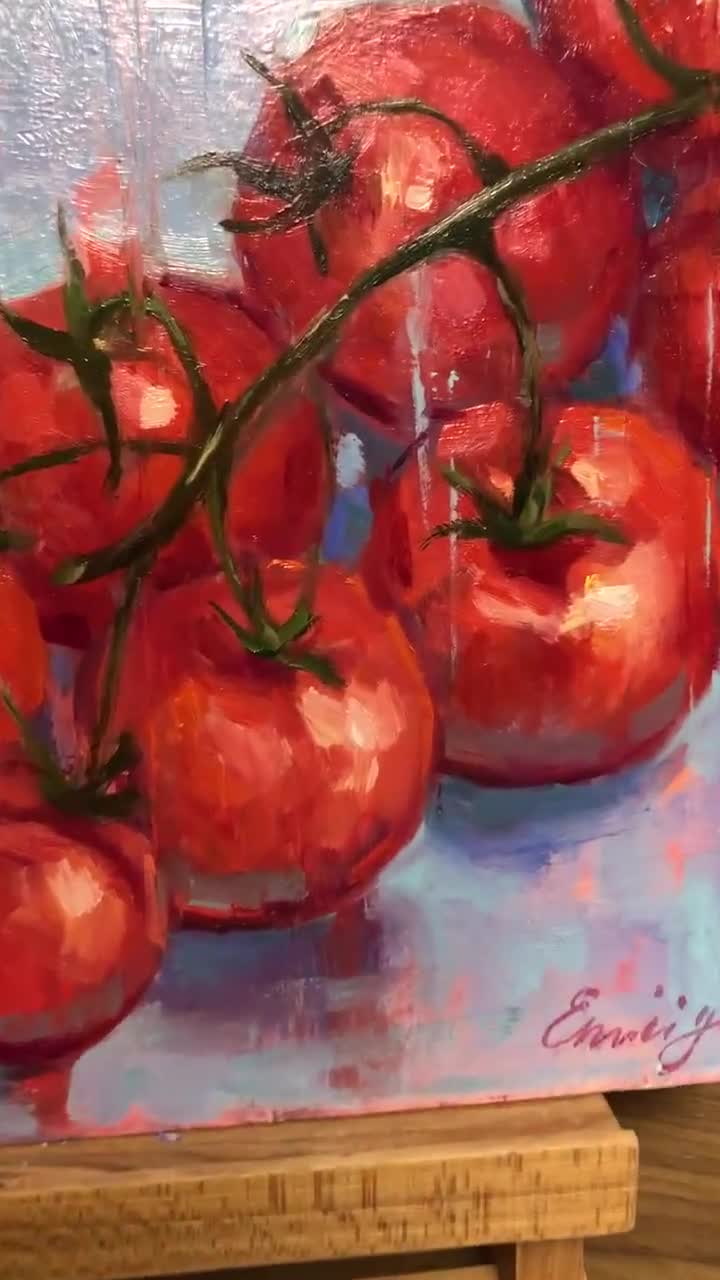 アンティーク品　絵画　油絵　トマト アンティーク品 絵画 油絵 トマト アンティーク品 絵画 油絵