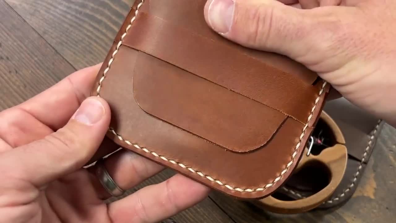 Étui en cuir pour moulinet de pêche à la mouche - Souple