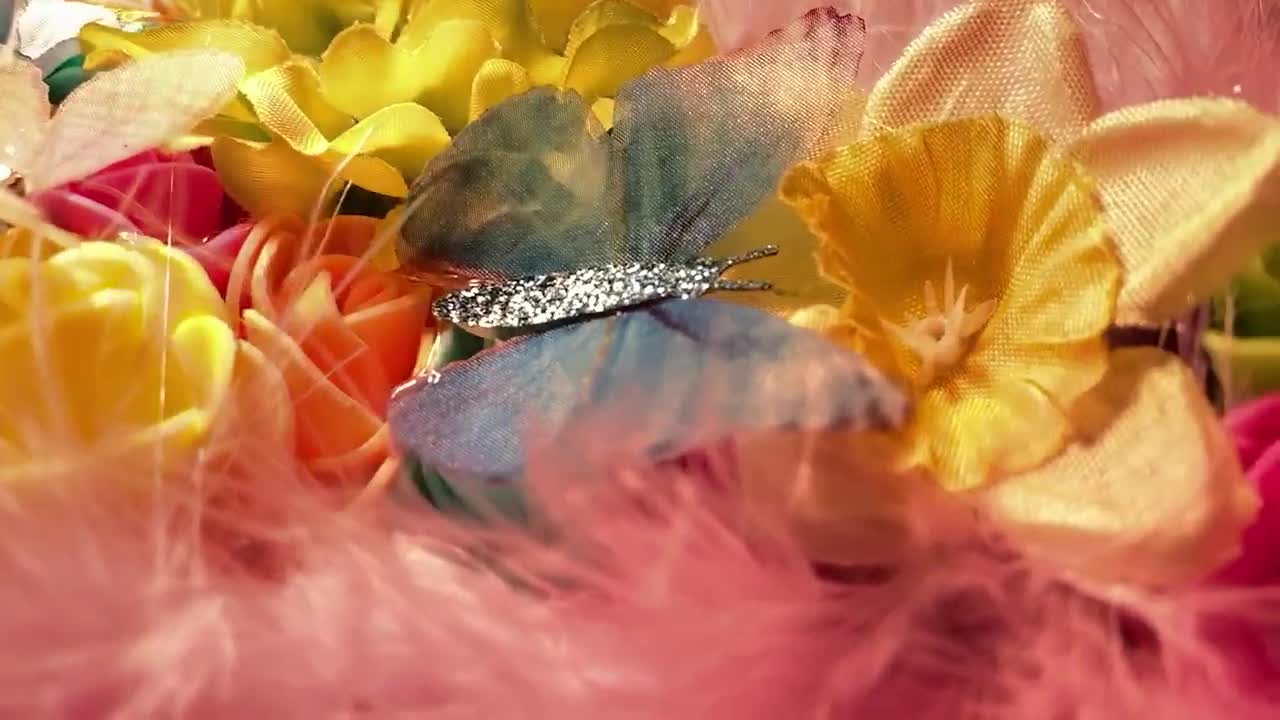 Multi-color Butterfly Maternity Flower Set -  New Zealand