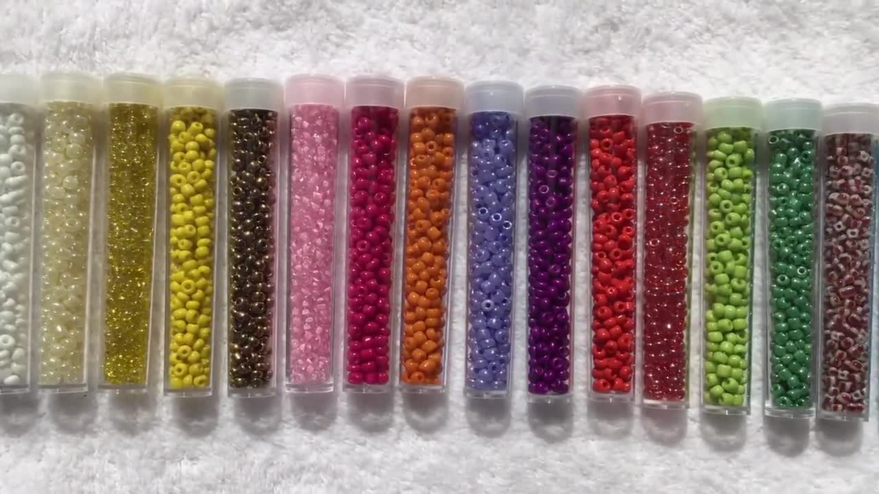 2500Pcs Colors Crafts Glass Seed Beads, Tiny Beads with Organizer Box for  Jewelry Making, Bead Embroidery, Crafts