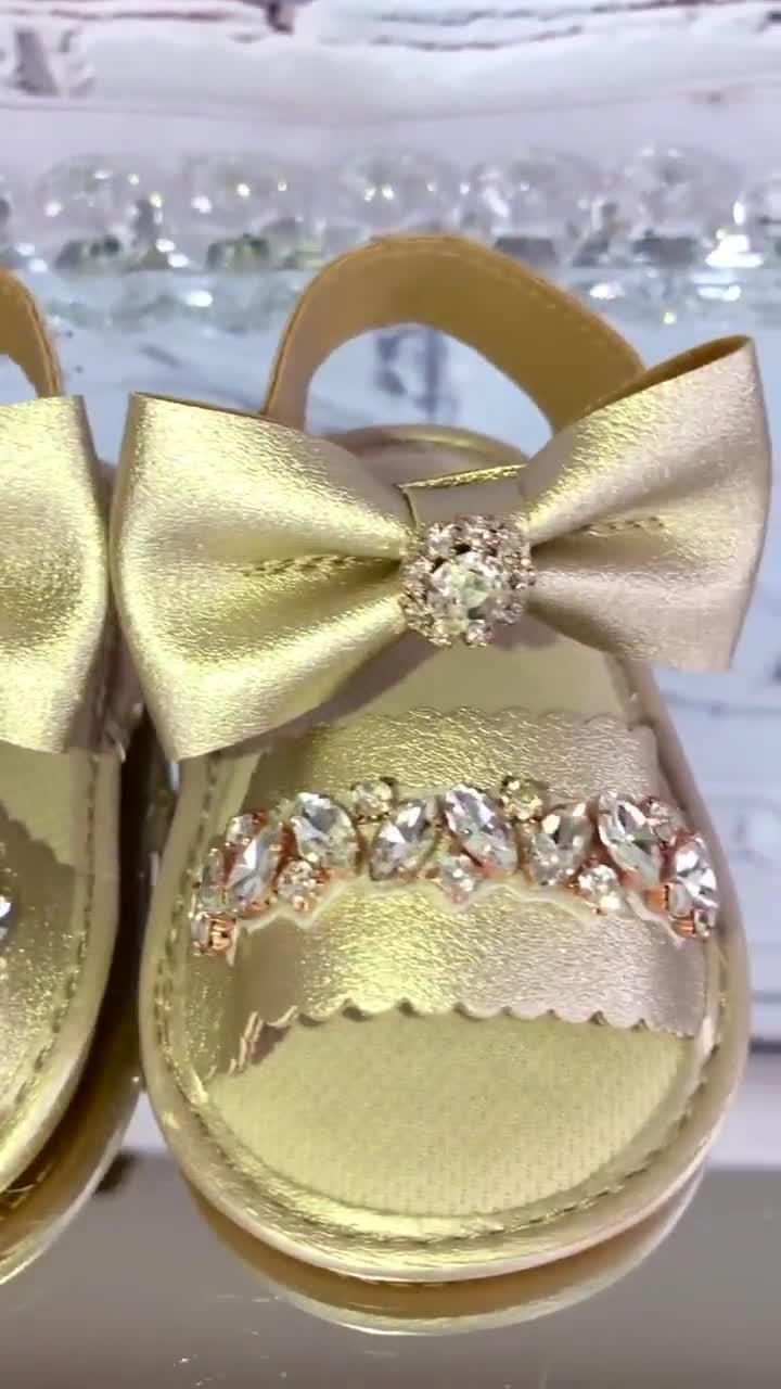 Gold 2025 baby sandals