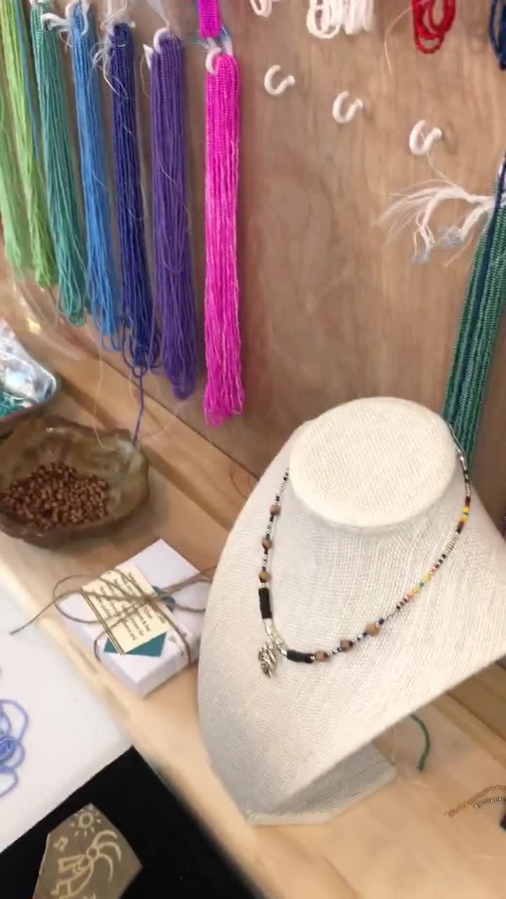 Navajo Turquoise & Sterling Silver Navajo Pearl Beaded