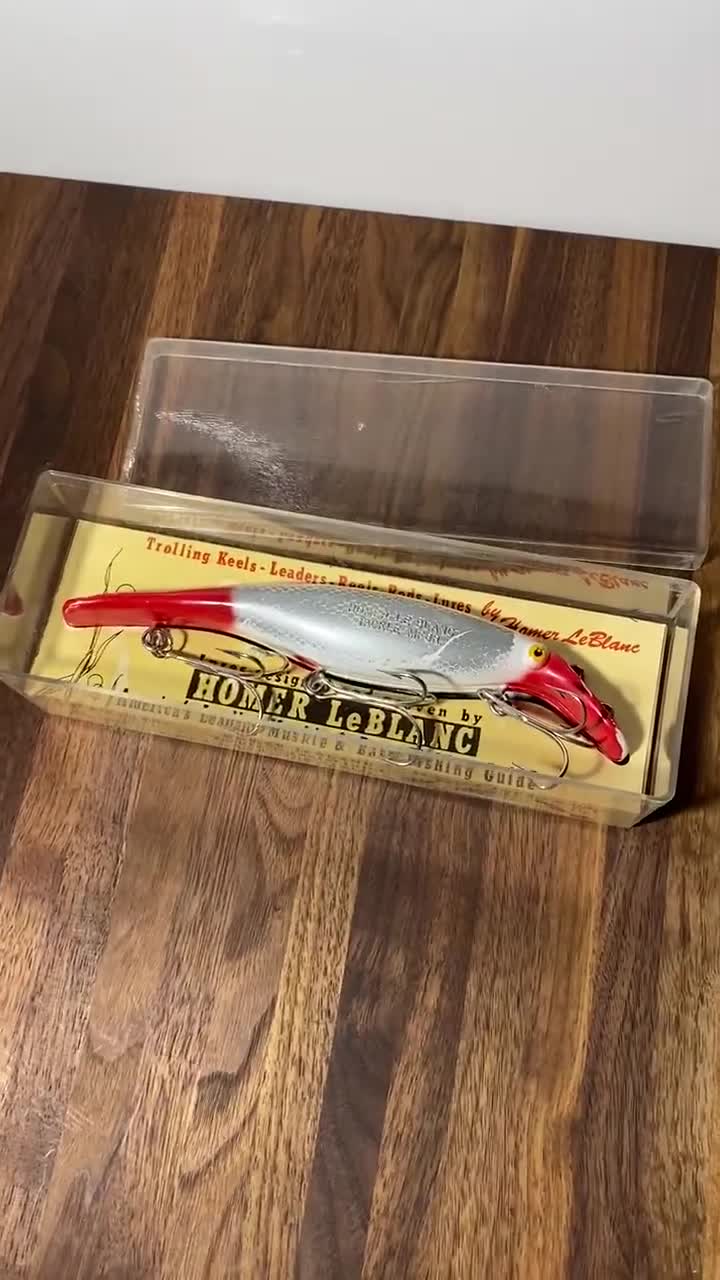 Vintage Homer Leblanc American Fishing Lure - Etsy