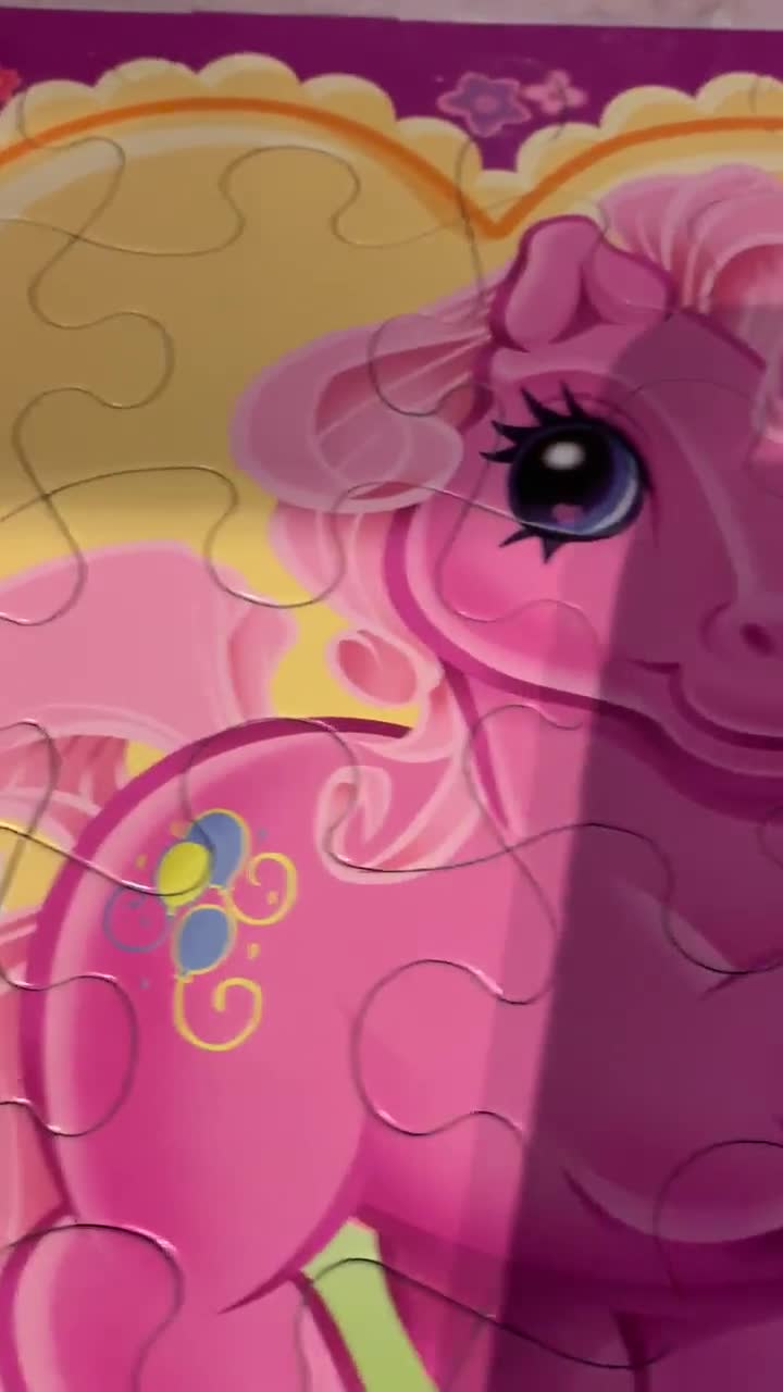 Set of 2 My Little Pony G3 Jigsaw Puzzles 24 Piece Vintage
