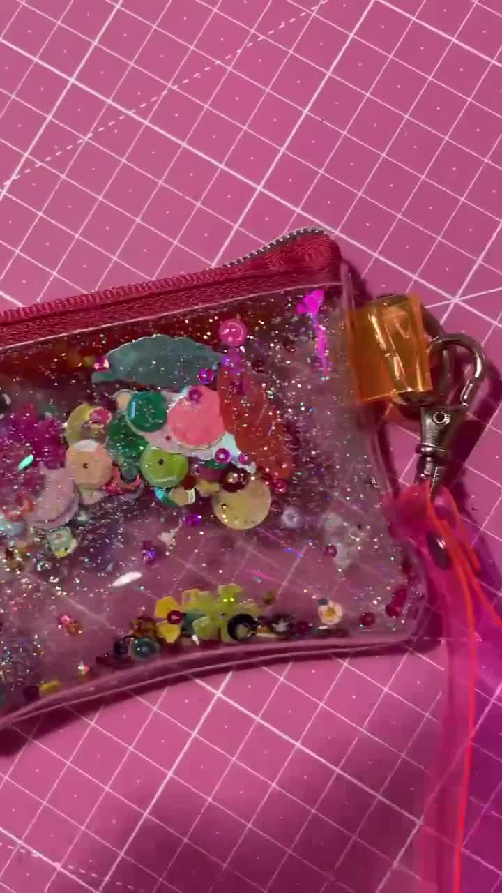 Wristlet Coin Pouch, Cute Wallet, Small Money Holder, Card