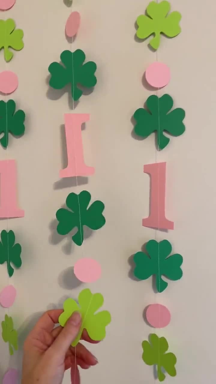 St Patricks 1st Birthday Decor I Am 1 Photo Prop Boys Irish ONE