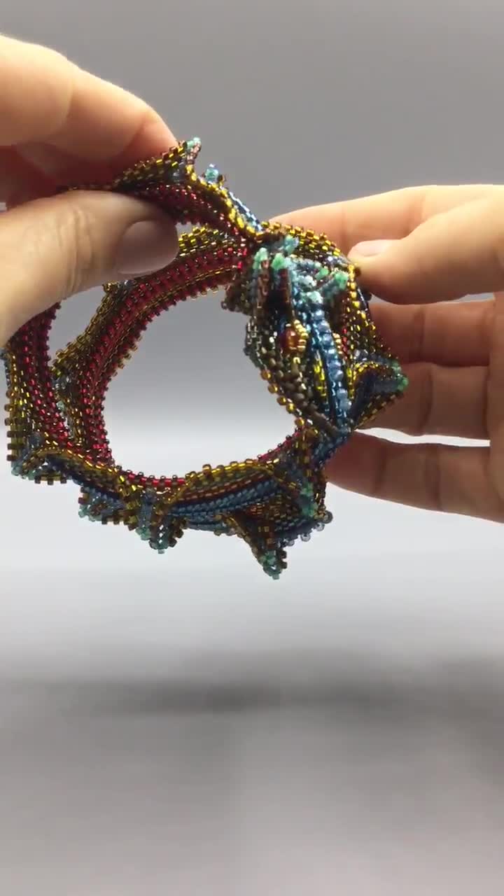 Amethyst Beaded Dragon Claw Bracelet