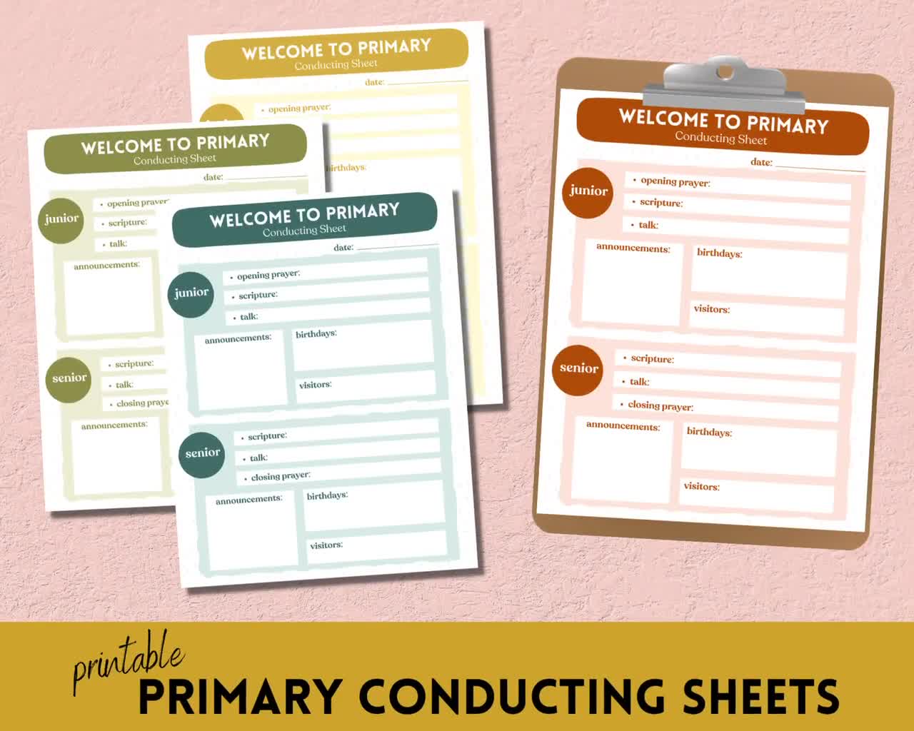 primary-conducting-sheets-lds-primary-instant-download-etsy