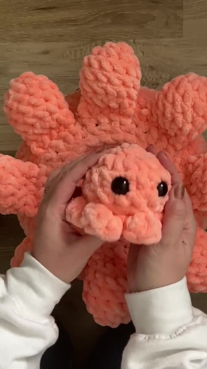 Crochet PATTERNS: the Mini Kawaii Octopus Family english/french 