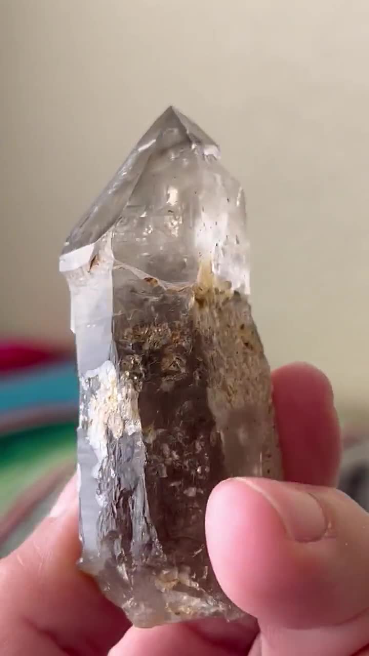 42g Hallelujah Smoky Scepter Quartz Floater