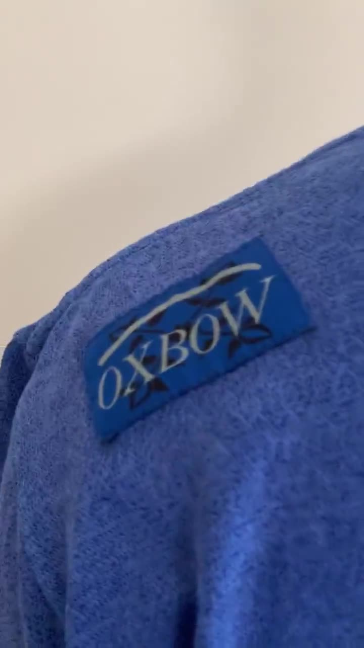 90s Vintage Oxbow Shirt Size Large Vtg Blue Surf Tee Sz L (surf