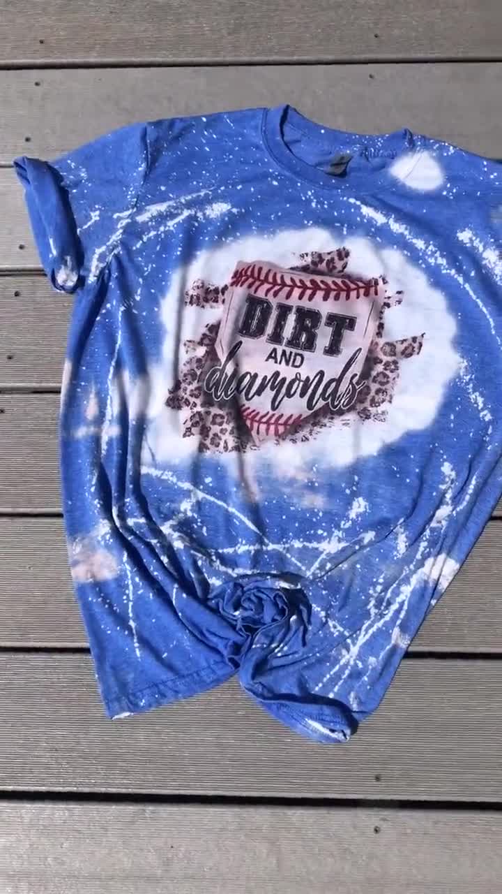  Blank Bleach Shirts with Baseball, T-Ball, Softball Stitches  Bleached in shirt/Sublimation Sport Bleached Shirts/Sublimation Blanks  (Small, Red) : Handmade Products