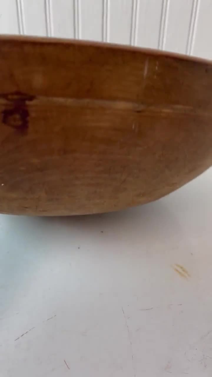 Media Dough Bowl Antique – Rustics for Less