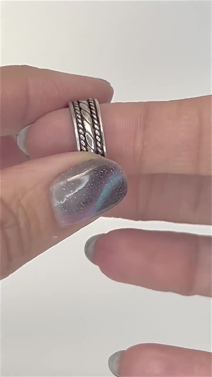 Unisex 925 Silver Band, Sterling Silver Band for Men