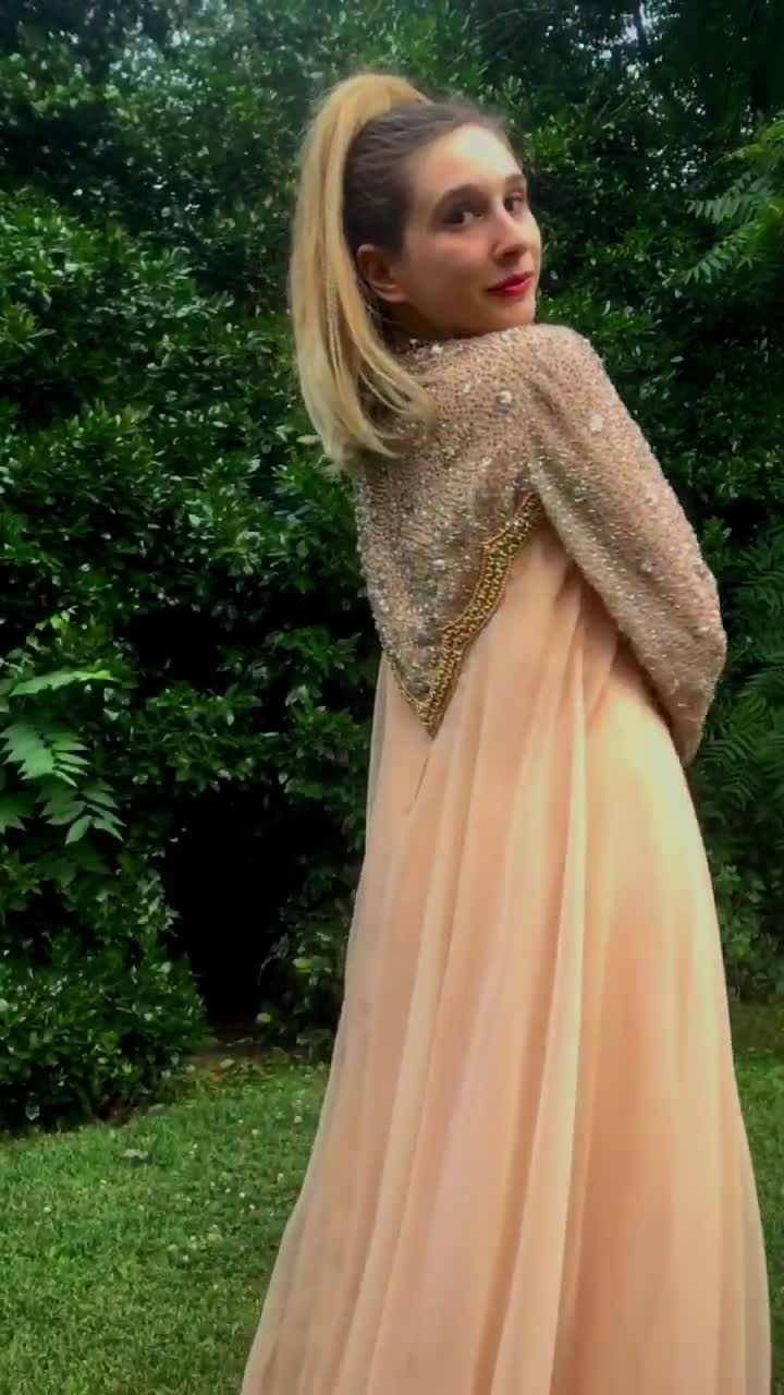 Victoria Royal LTD Gown Circa 1960/ 1970 Hollywood Glam