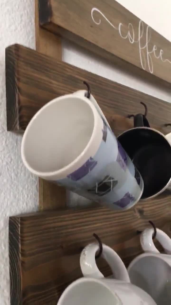 Árbol de taza de café de granja, soporte de taza de café, soporte de taza de