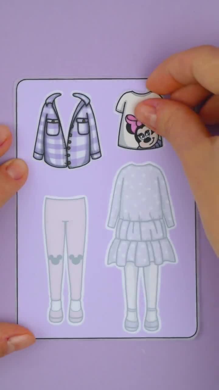 Buy Cute Pink Clothes for Paper Dolls Printable DIY Activities for Kids  Online in India 