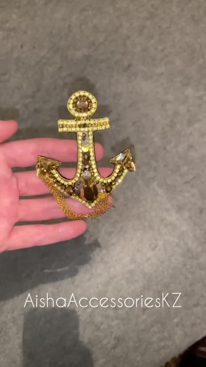 Stick on Trident Rhinestone Bindi