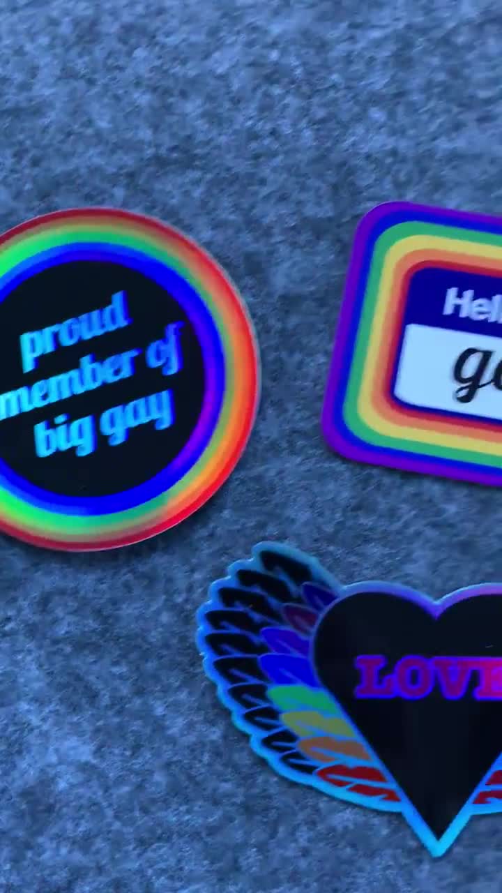 LGBTQIAA+ Friendly stickers and magnet - mix and match