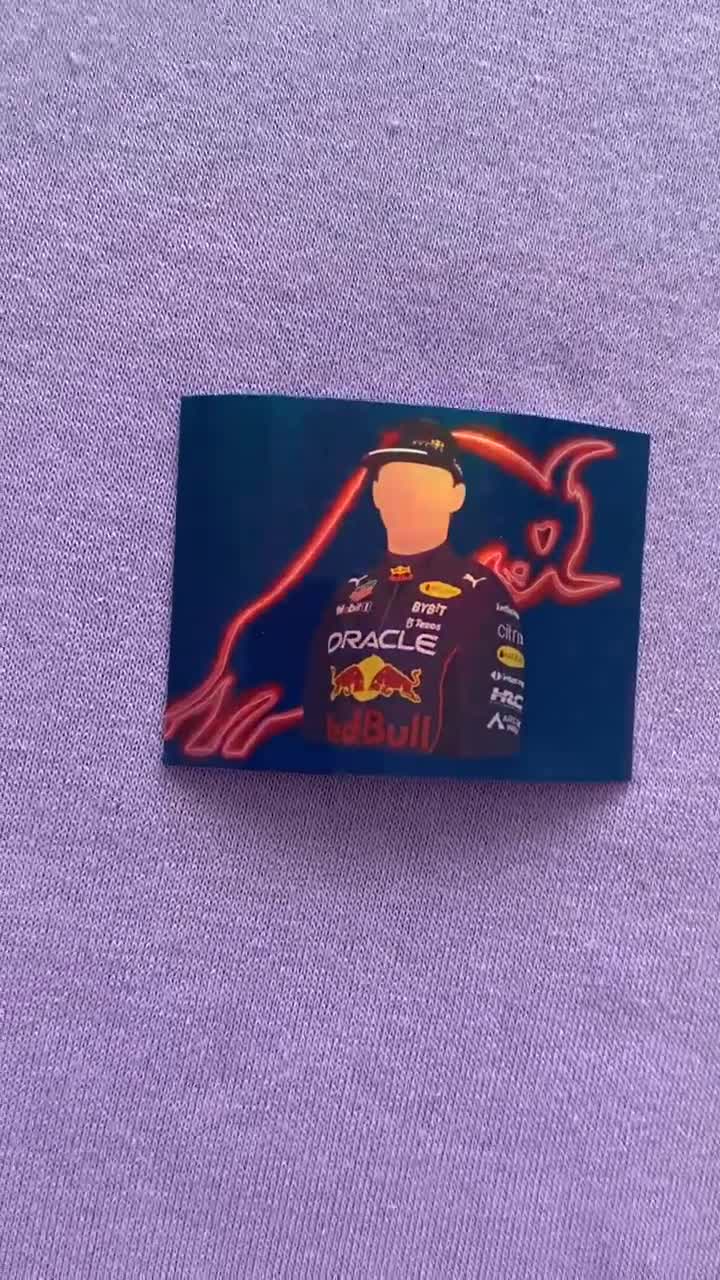 Holographic Red Bull Stickers