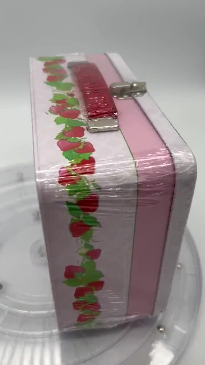 ヴィンテージ ストロベリーショートケーキ メタルランチボックス 新品