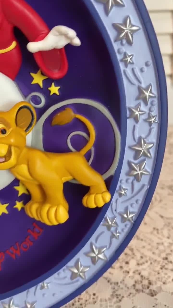 Vintage Walt Disney World Collectible Plate ~ 25 Walt Disney World