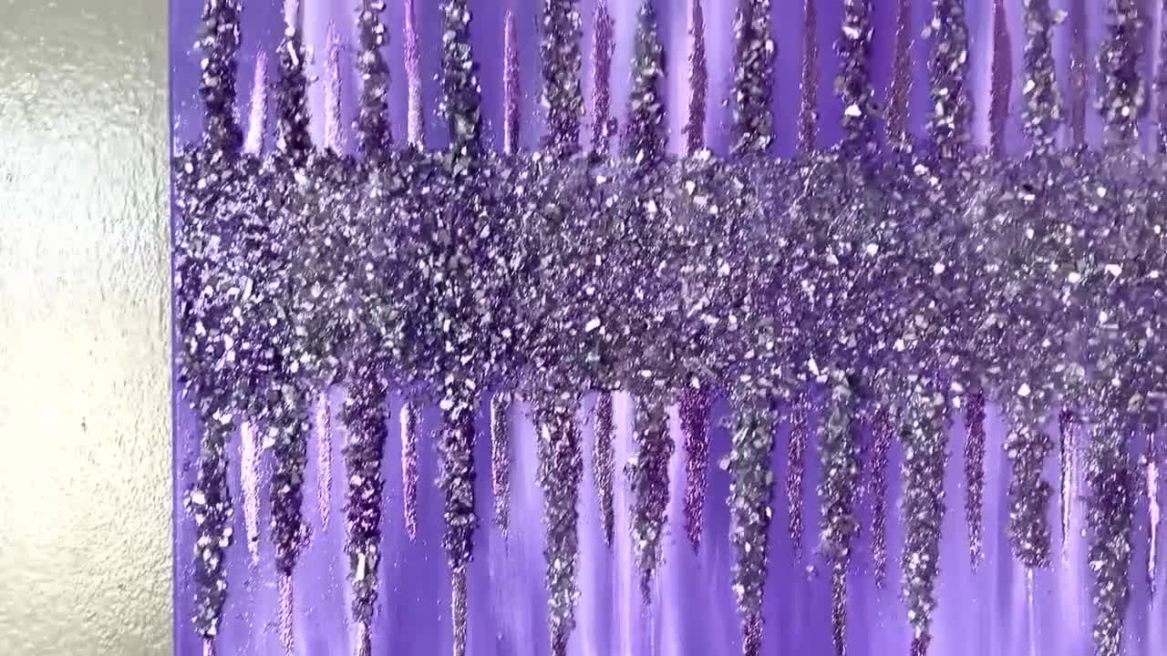 Stunning Purple, Silver, and Black Glitter Wallpaper, Premium Wall Murals