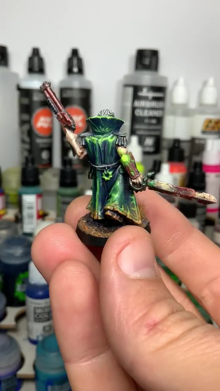 塗装済みカオス カルティスト ミニチュア、カオス カルティスト