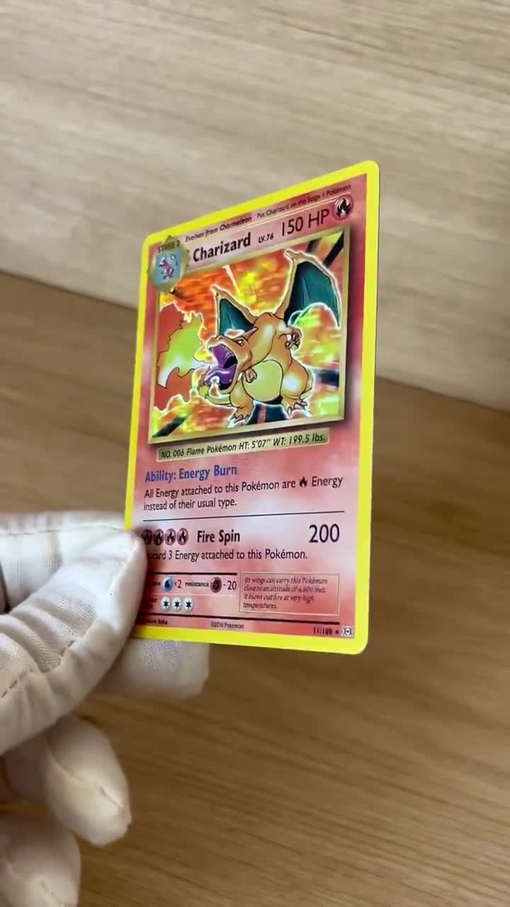 Charizard 11/108 XY Evolutions - English Version - Holographic - Proxy -  High Quality - Trading Card