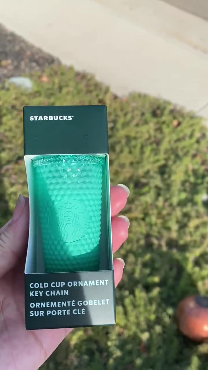 Starbucks Accessories | Starbucks Waxberry Mint Green Ombr Gradient Studded Cold Cup Ornament Keychain | Color: Green | Size: Os | Amanda_611's Closet