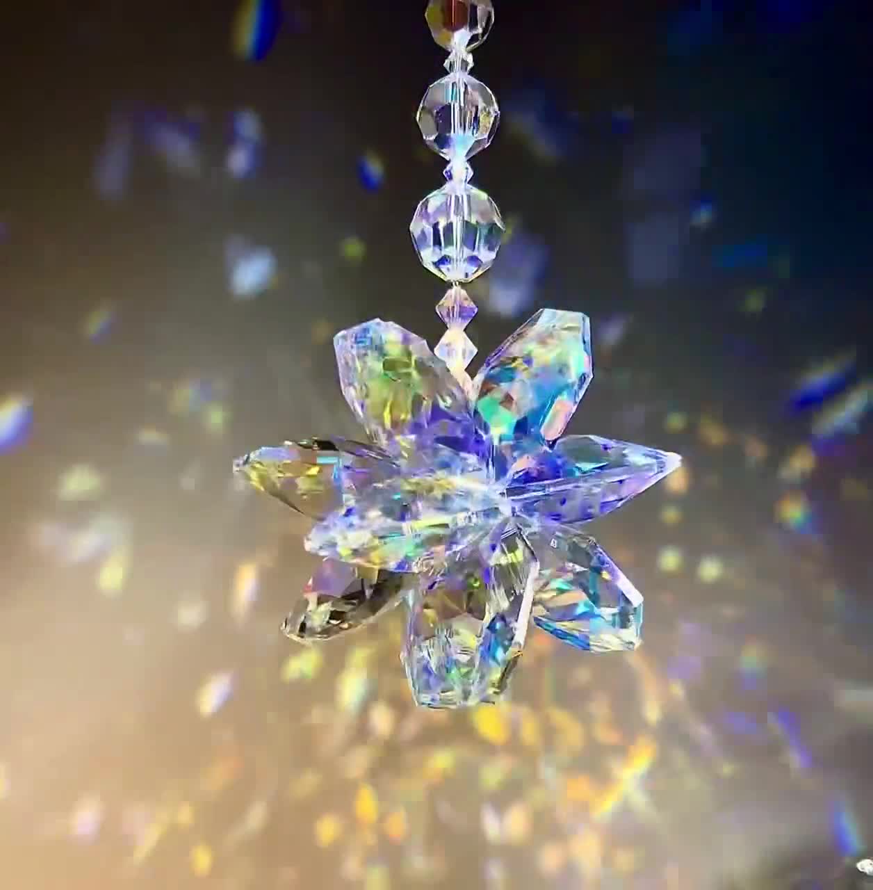 Crystal Sun Catcher Grand cristal AB cristal Français -  France
