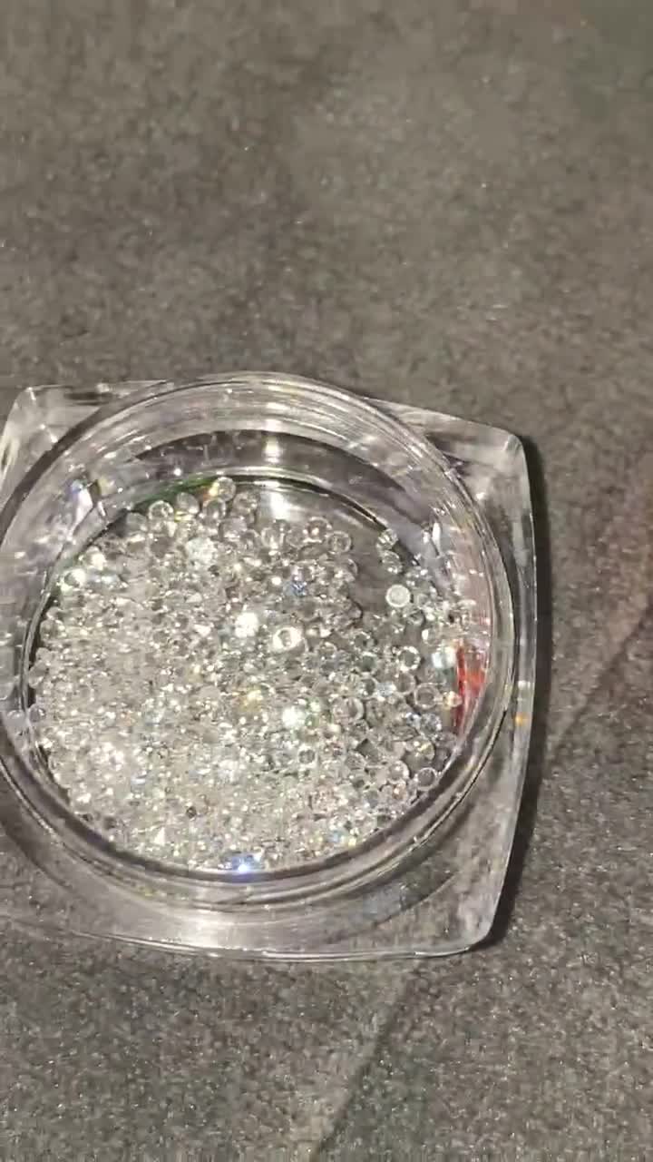 1440pcs Tooth Gems Preciosa® Crystal Pixie Dust AB Crystal Lead