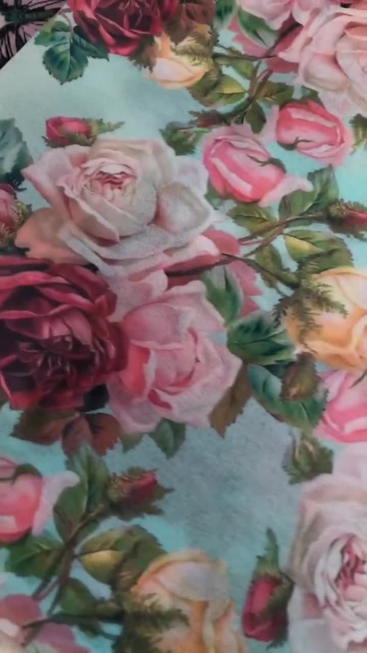 Edible Image Vintage Roses Wafer Paper for Cookies, Cupcakes
