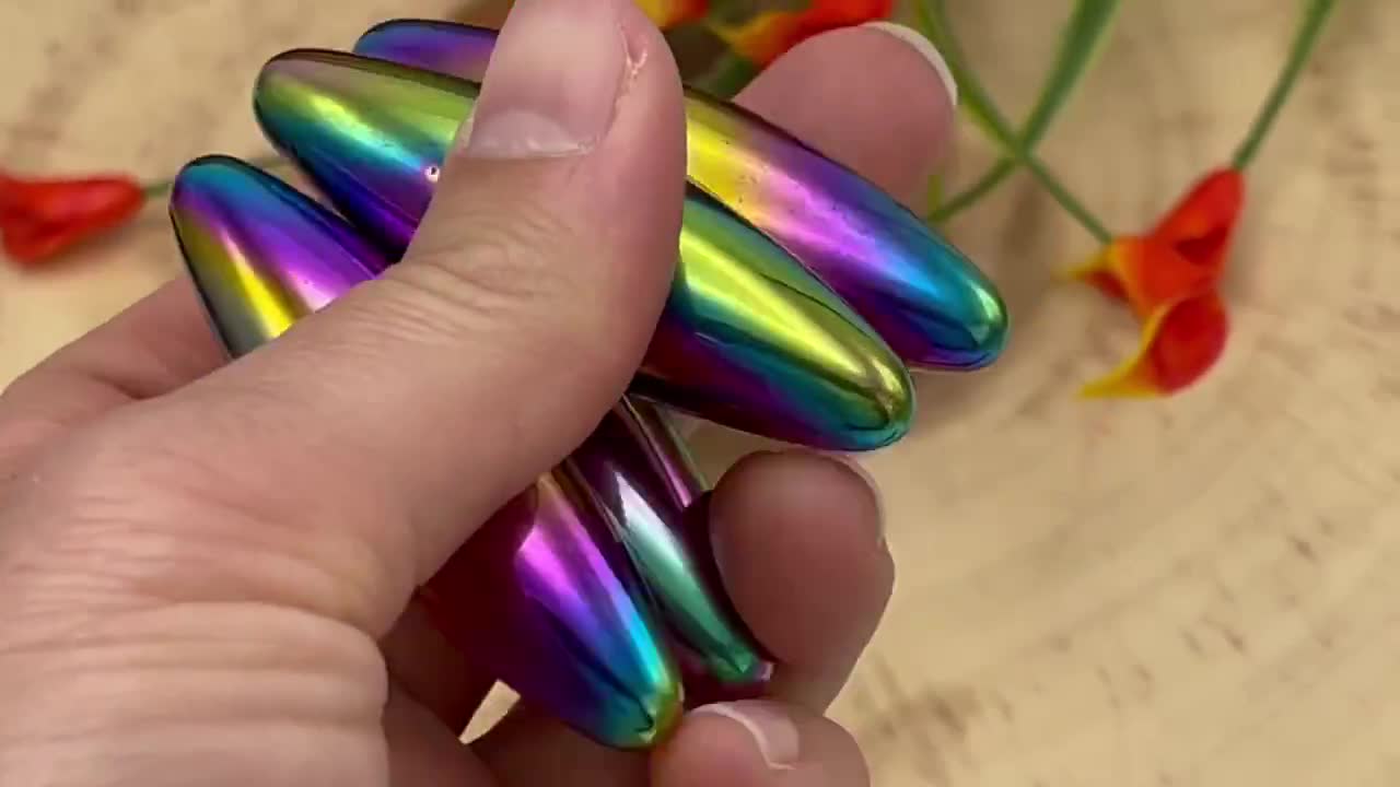 Magnet Rainbow Hematite Sphere Highly Magnetic Rainbow Hematite Balls  Zinger Magnets 25 Mm 1 Inch 