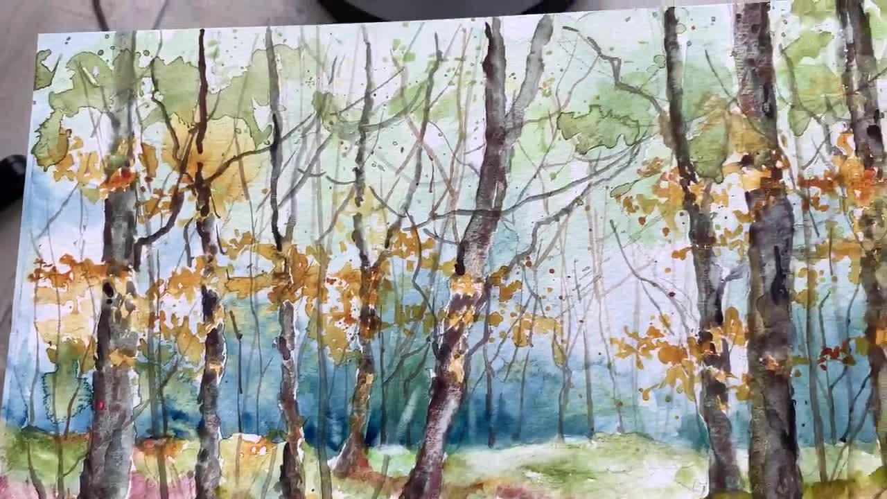 Watercolor Woodlands - Wed, Nov 08 7PM at Briarcliff