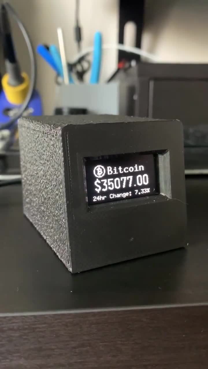 Crypto Ticker Desktop LIVE Price Display Bitcoin and Alt Coins