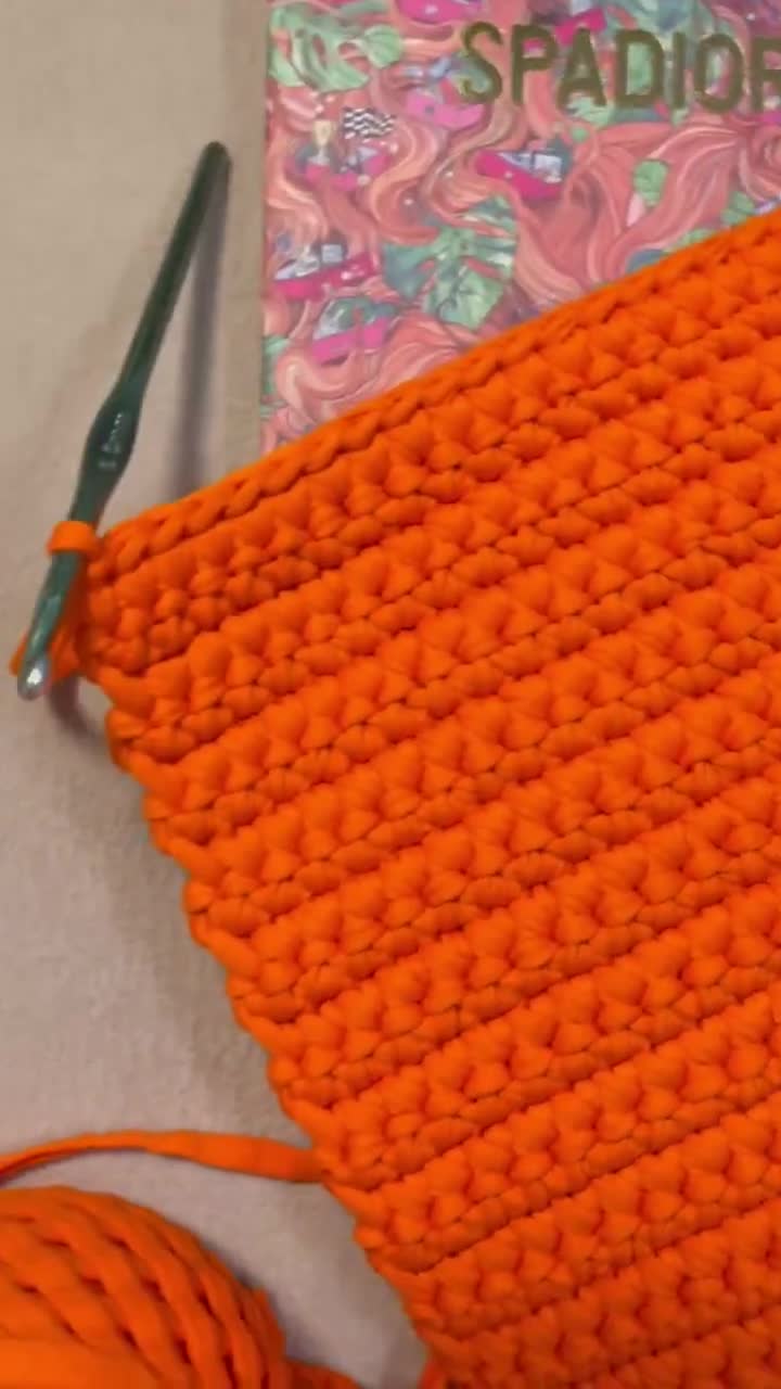 Crochet Bag Pattern, Video Tutorial, Step by Step Pattern, High