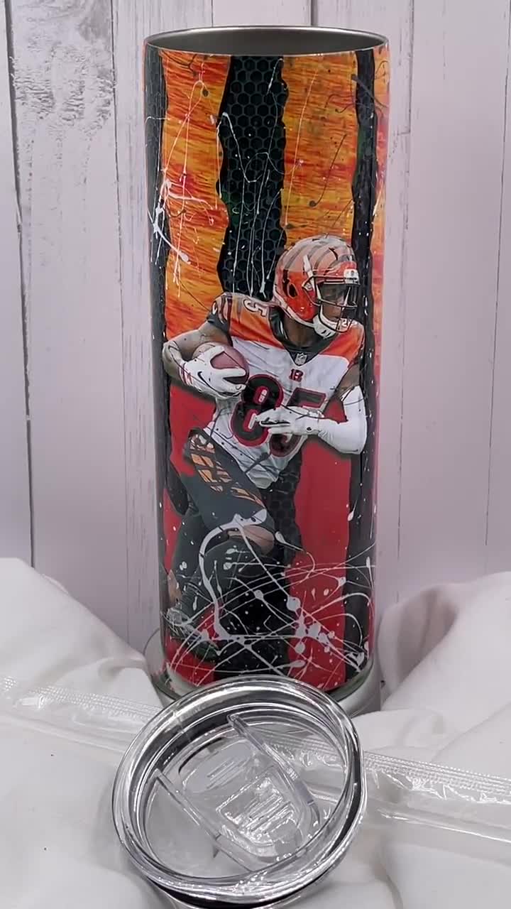 Cincinnati Bengals Tumbler Burrow, Mixon, Chase, Bates