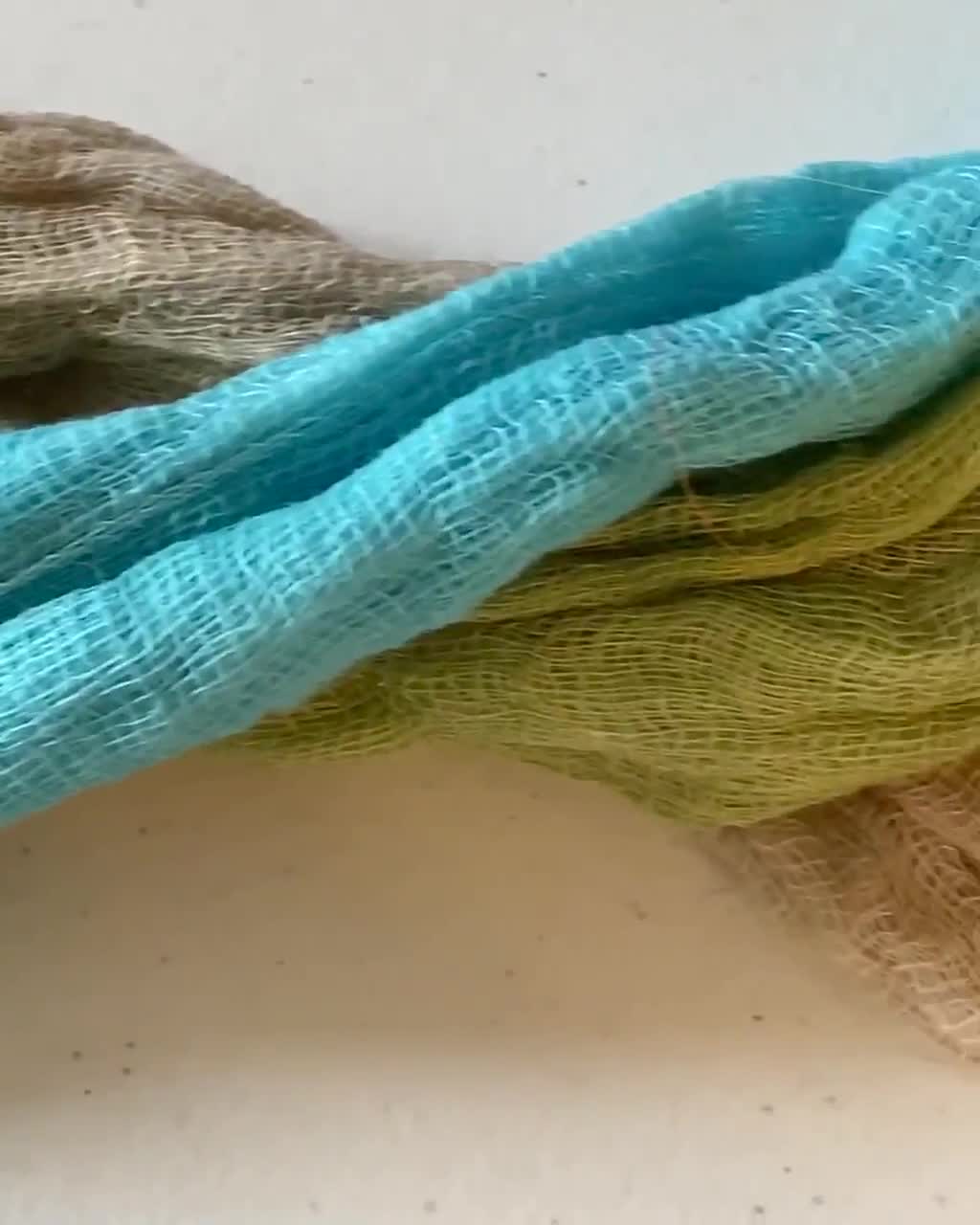 Cheesecloth, Hand Dyed Cotton Gauze video poster